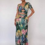 GISELLA DRESS OLEO GARDEN