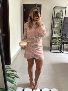 TULIPAN FALDA SHORT PASTEL LANSDCAPE