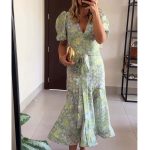 ADELAIDA DRESS GREEN GARDEN