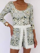 ALONDRA FALDA SHORT CELESTE GARDEN