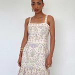 ALONDRA MINI DRESS LILA GARDEN