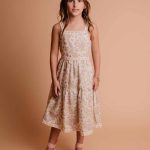 ALONDRA PETITE DRESS LILA GARDEN