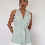 AMIRA VEST LIGHT GREEN