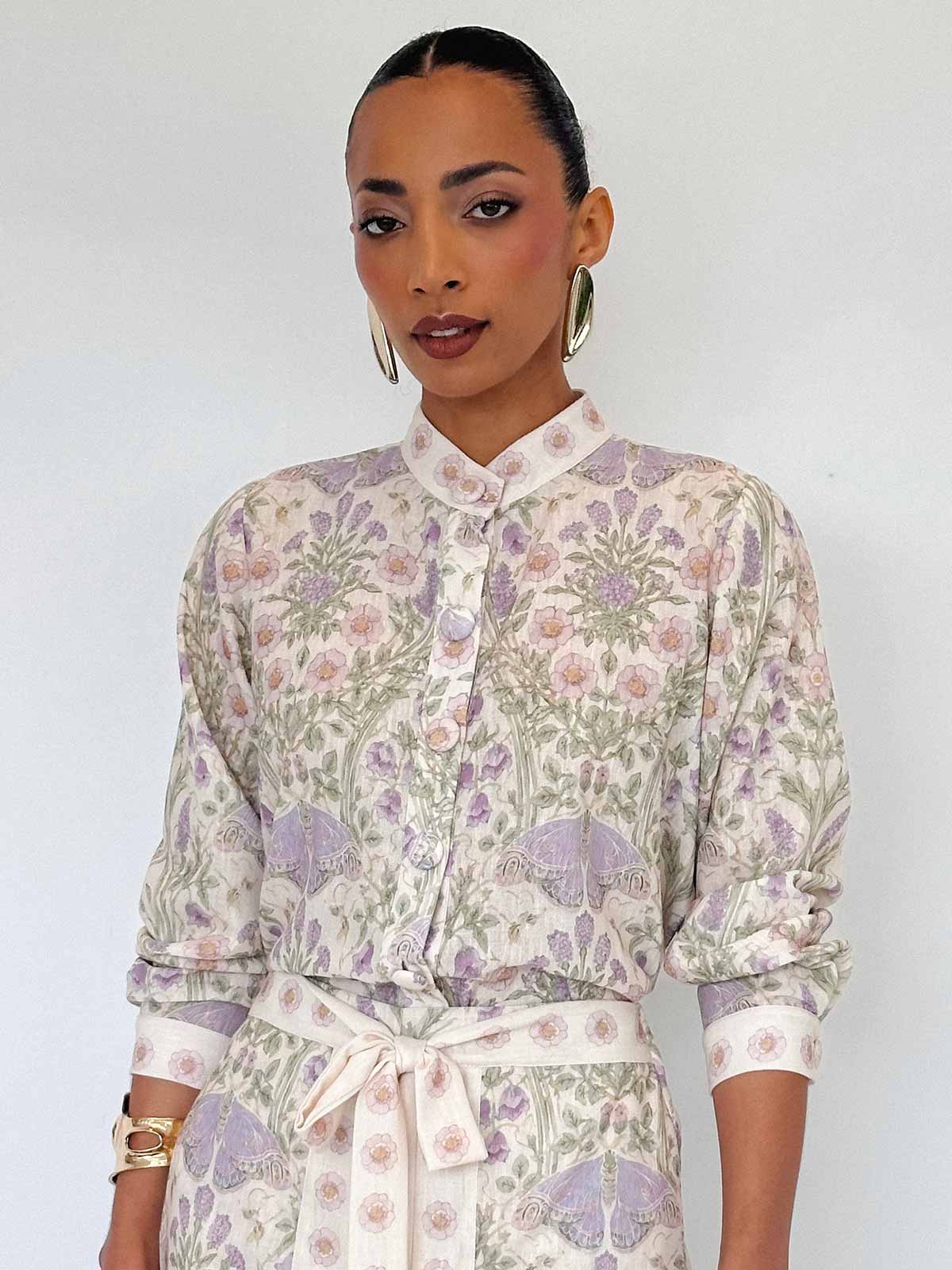 ARIANA-CAMISA-LILA-GARDEN ARIANA CAMISA LILA GARDEN - Imagen 1