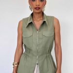 ARIEL VEST OLIVE GREEN