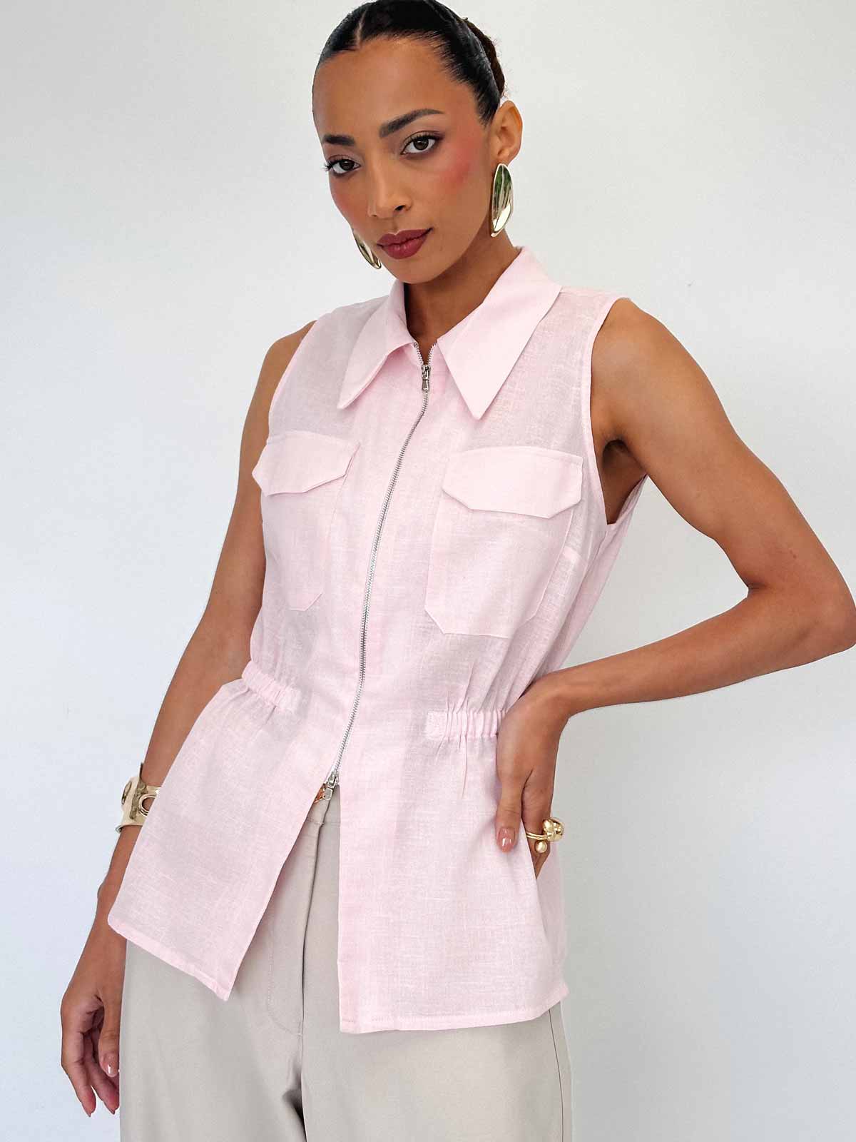 Ariel-Vest-pink ARIEL VEST PINK - Imagen 1