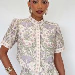 GRACIA TOP LILA GARDEN