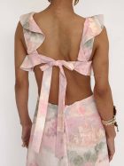 LETICIA DRESS PASTEL LANSDCAPE - Imagen 2